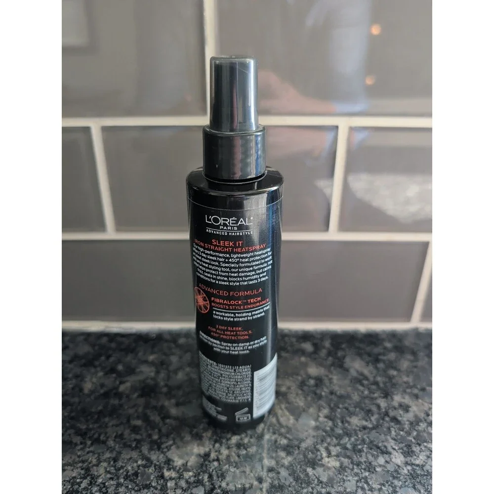 L'Oreal Paris Advanced Hairstyle SLEEK IT Iron Straight Heatspray, 5.7 fl. oz.